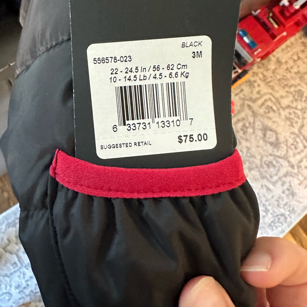 Brand new 3 month Jordan winter snow suit